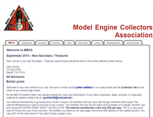 Tablet Screenshot of modelenginecollectors.org